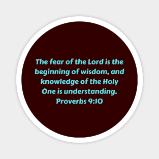 Bible Verse Proverbs 9:10 Magnet
